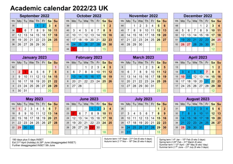 Term Dates | Warley Road Academy